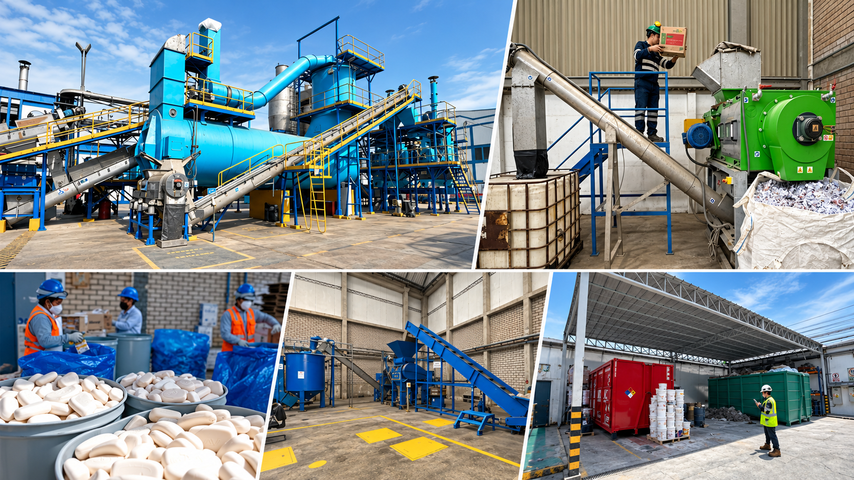 ReValor industrial operations: material recovery, preconditioning, logistics and environmental services